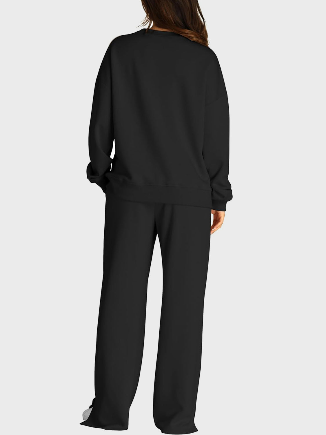 Comfortable Slit Pants Set