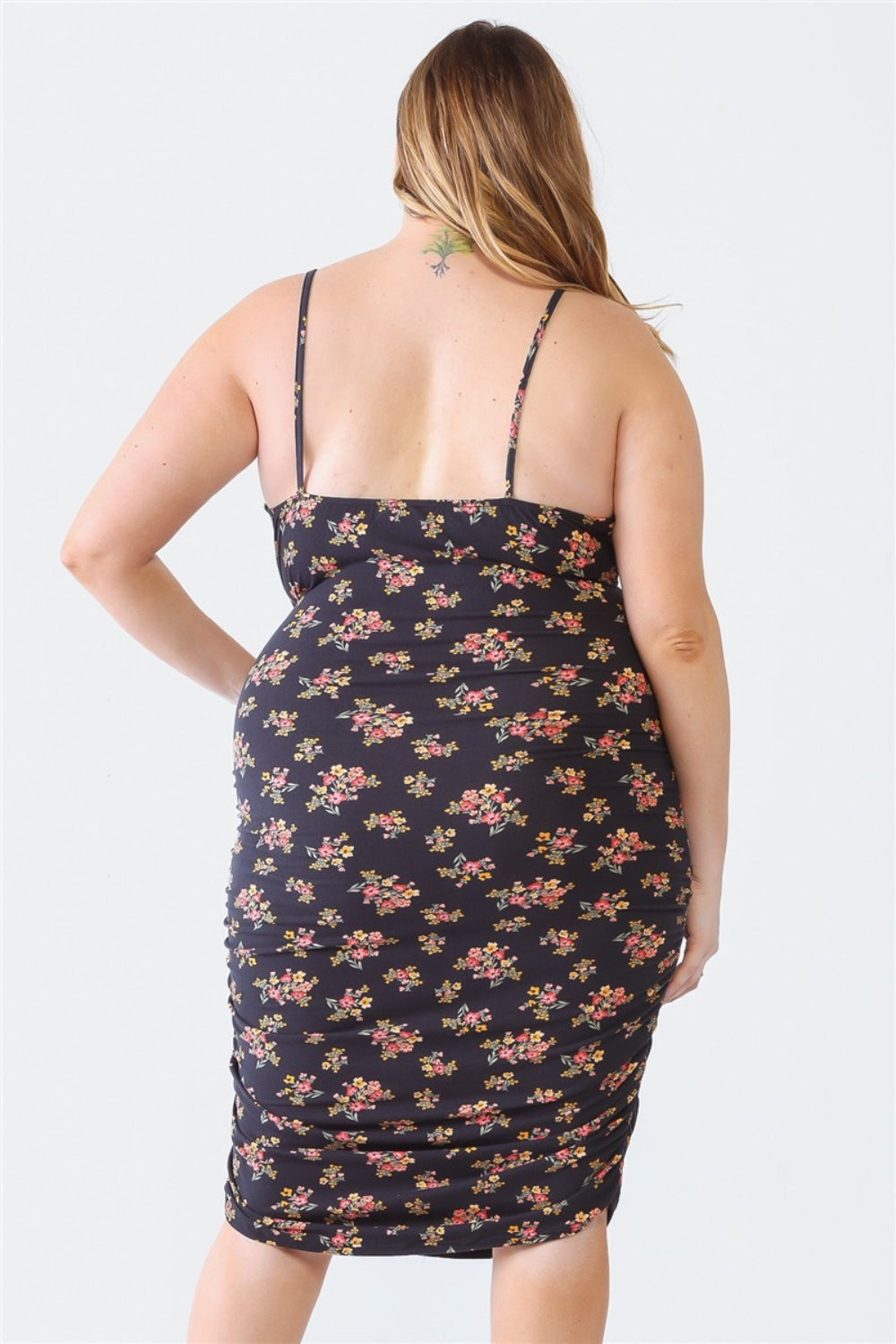 Trendy Ruched Cami Dress