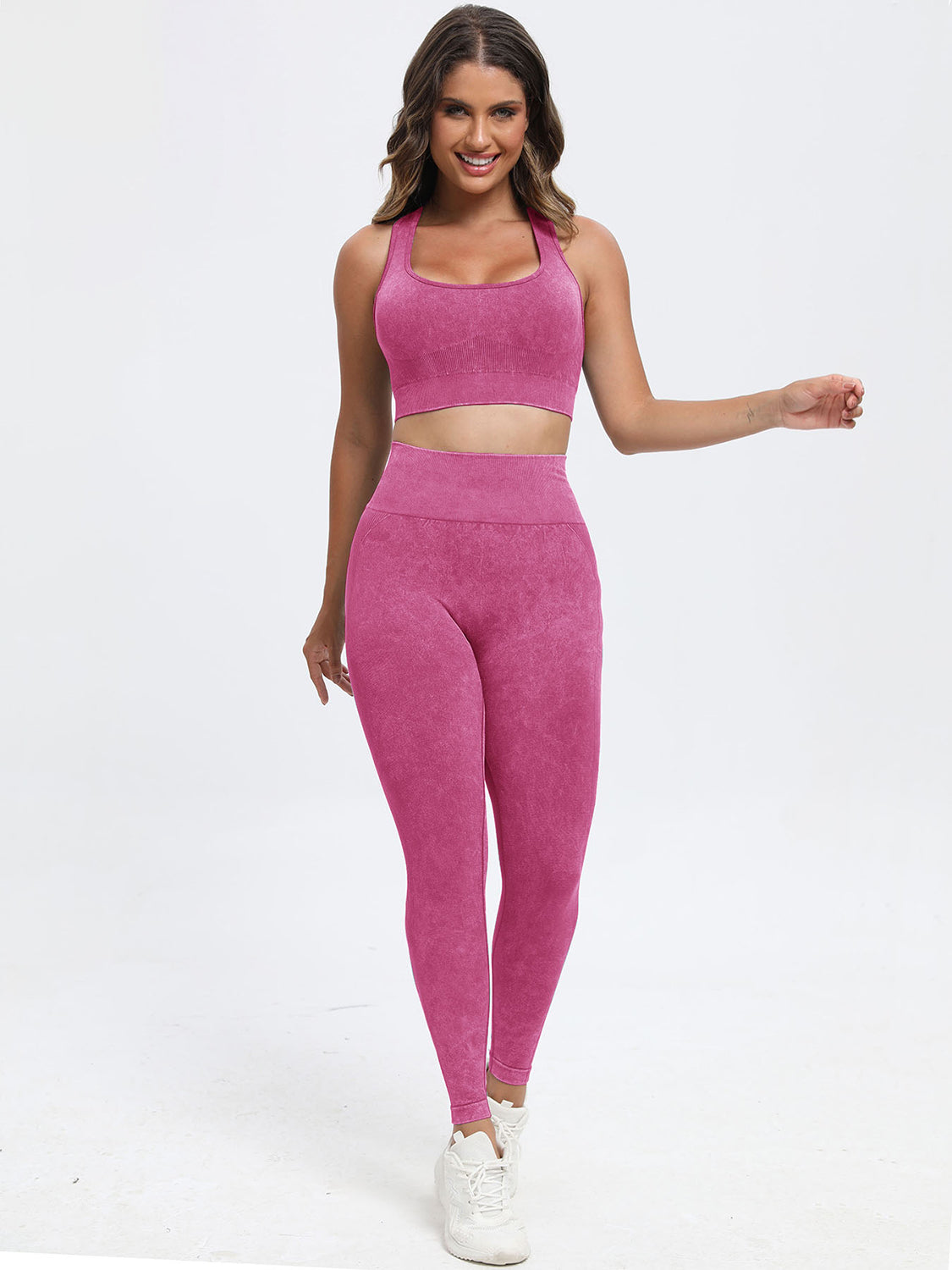 Textured Top and Pants Active Set