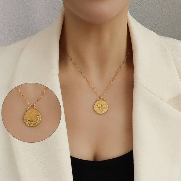 Double Side Necklace - 18K Gold Plated