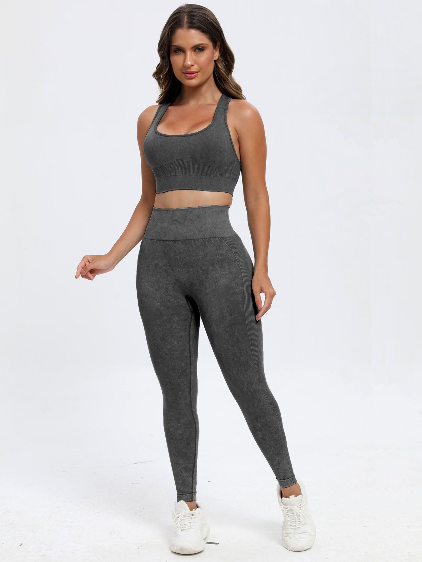 Textured Top and Pants Active Set