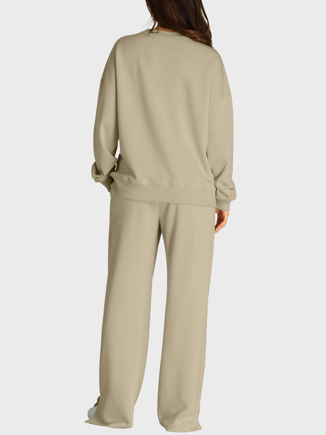 Comfortable Slit Pants Set