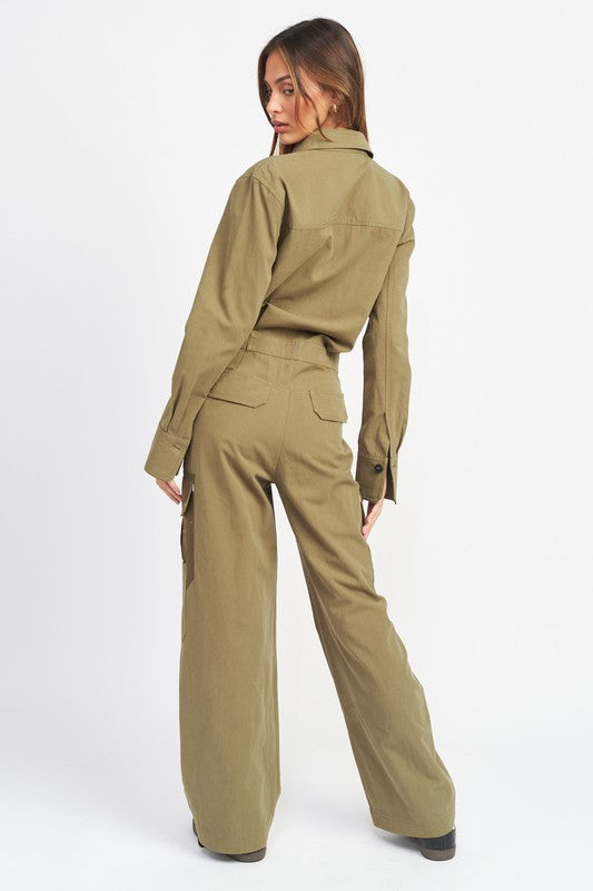 Cargo Jumpsuit