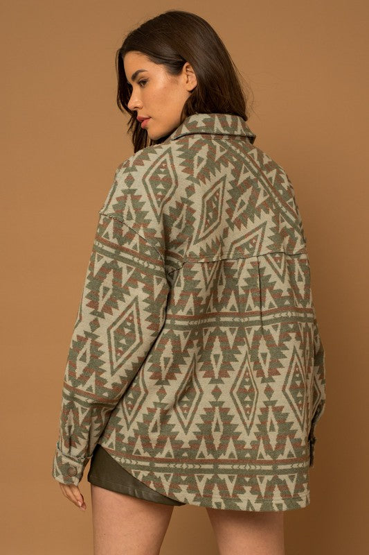 3D Aztec Shacket