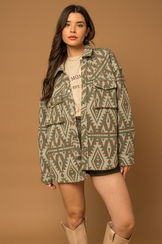3D Aztec Shacket