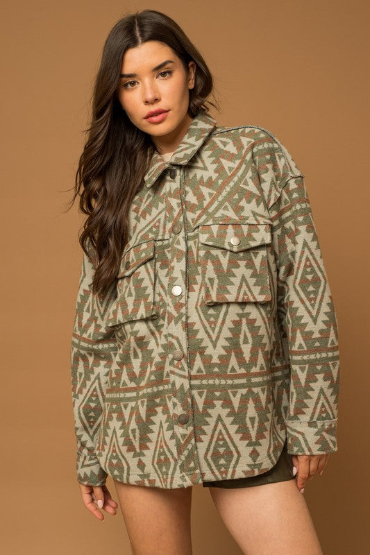 3D Aztec Shacket