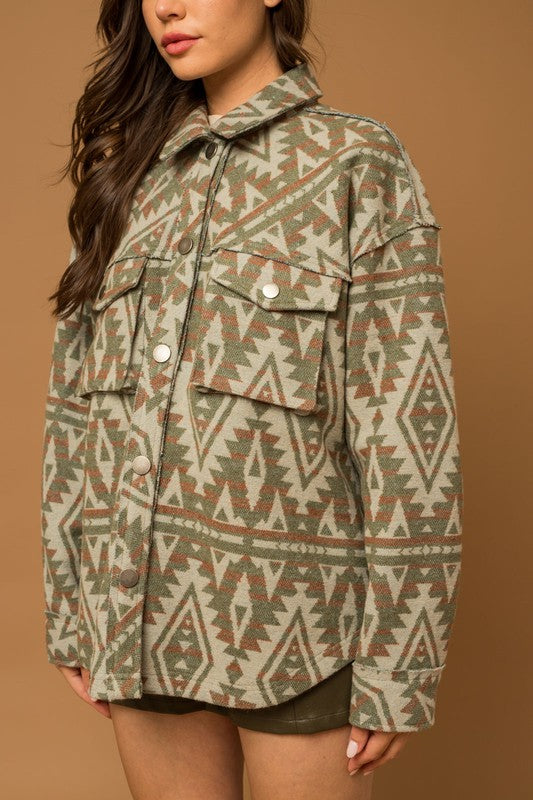 3D Aztec Shacket
