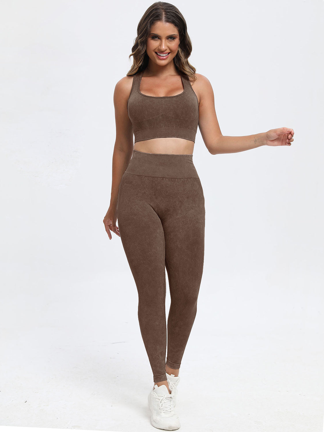 Textured Top and Pants Active Set