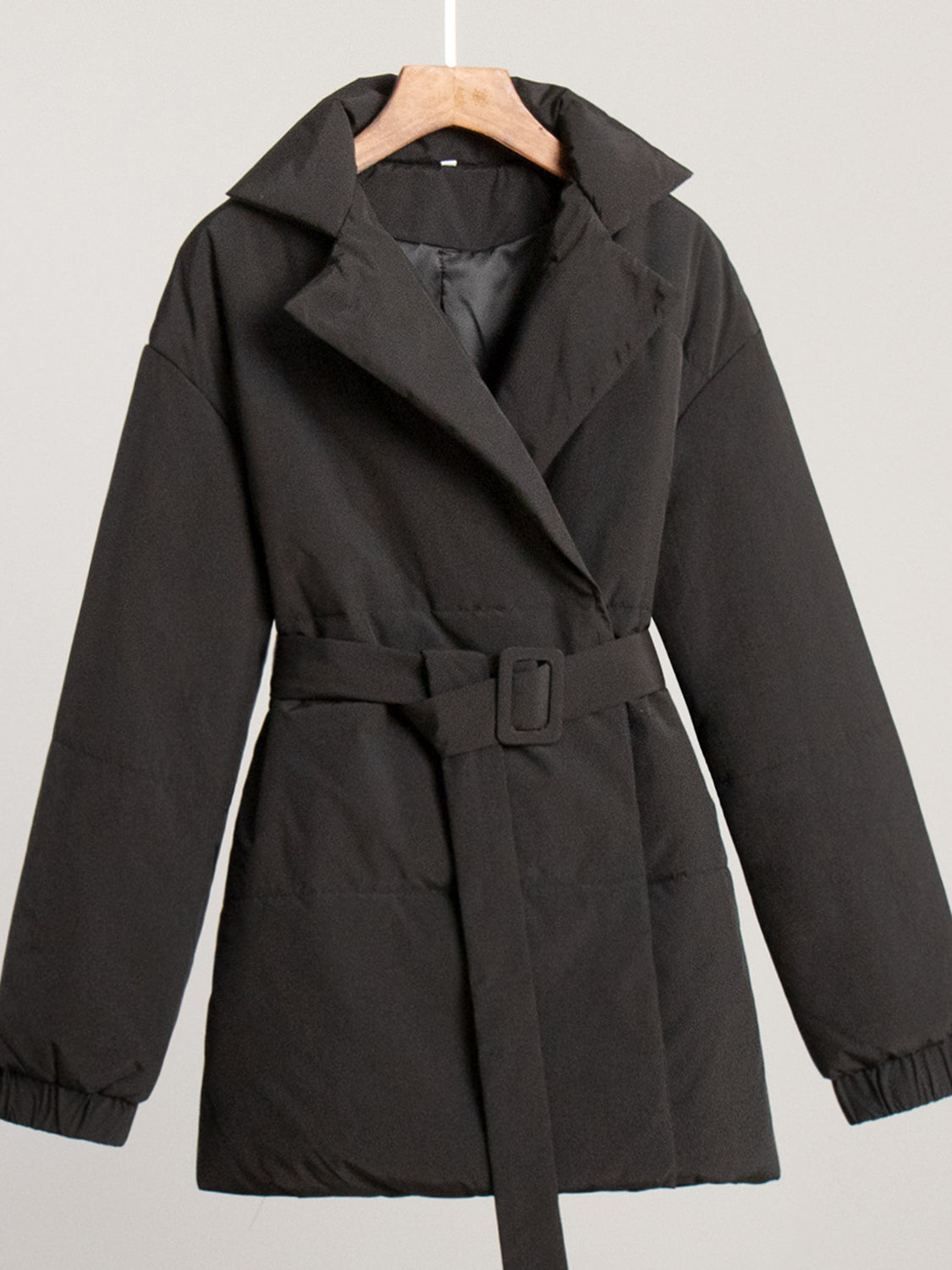 Belted Puffer Coat