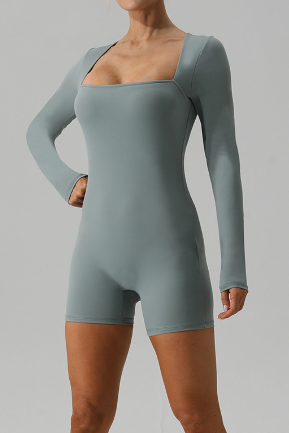 Long Sleeve Active Romper