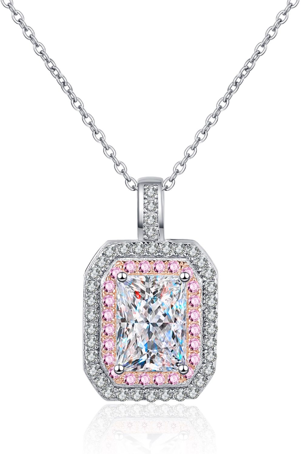 Geometric Pendant Chain Necklace