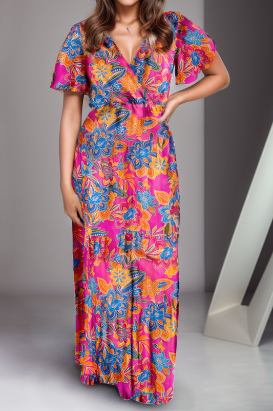 Flower Vibrancy Maxi Dress