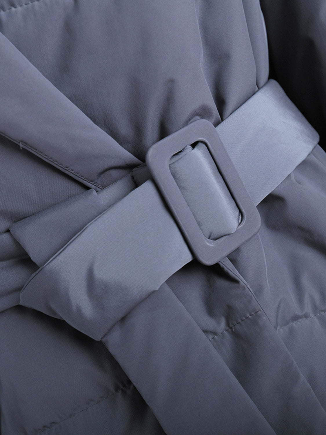 Belted Puffer Coat