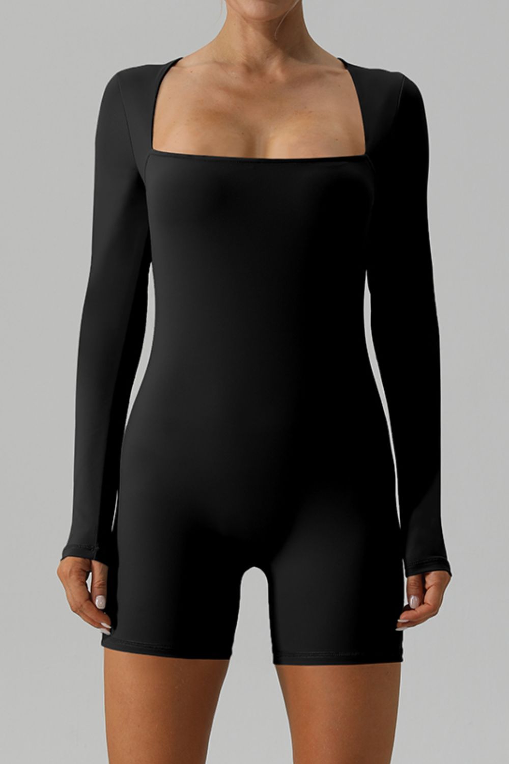 Long Sleeve Active Romper
