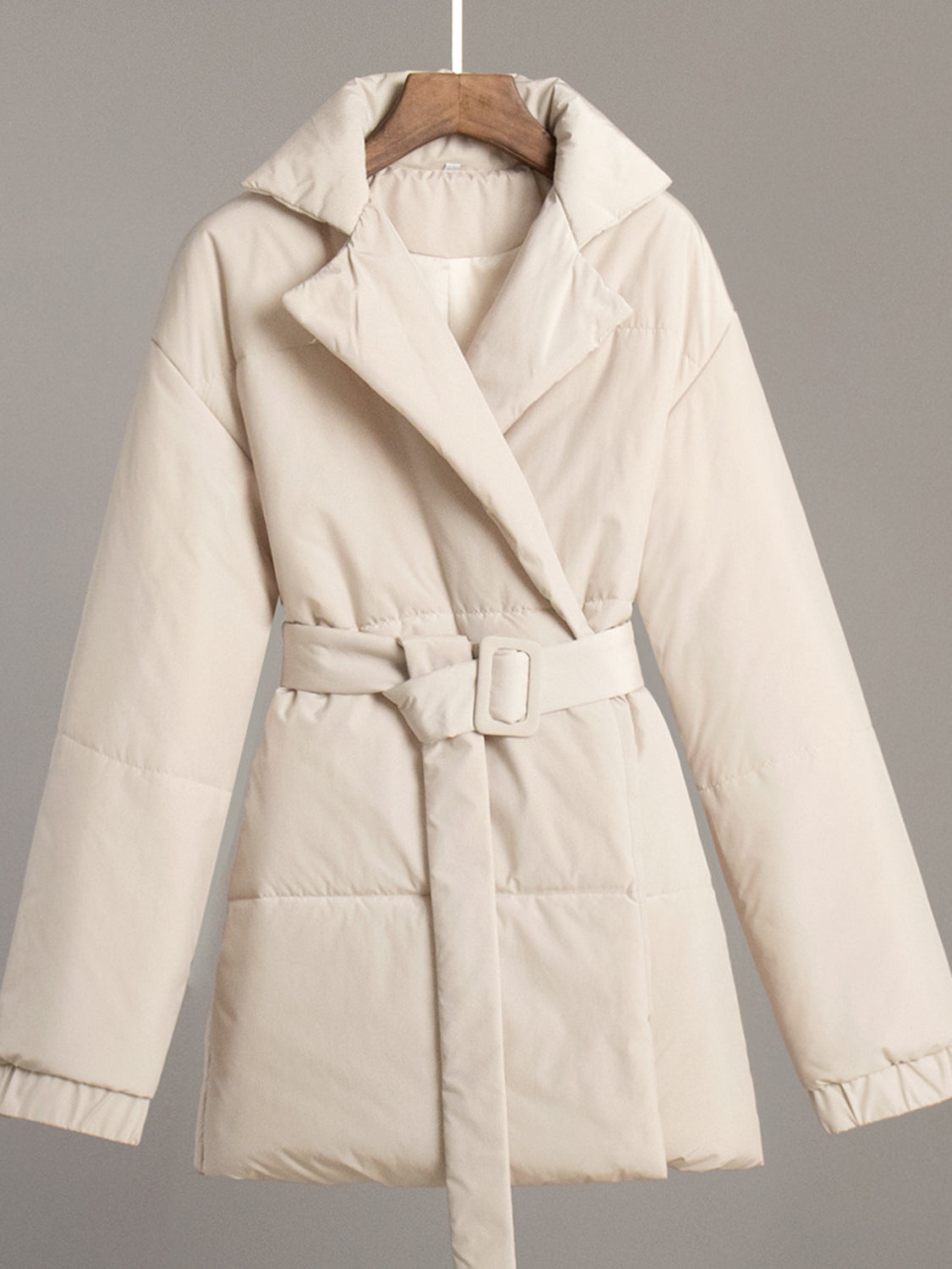 Belted Puffer Coat