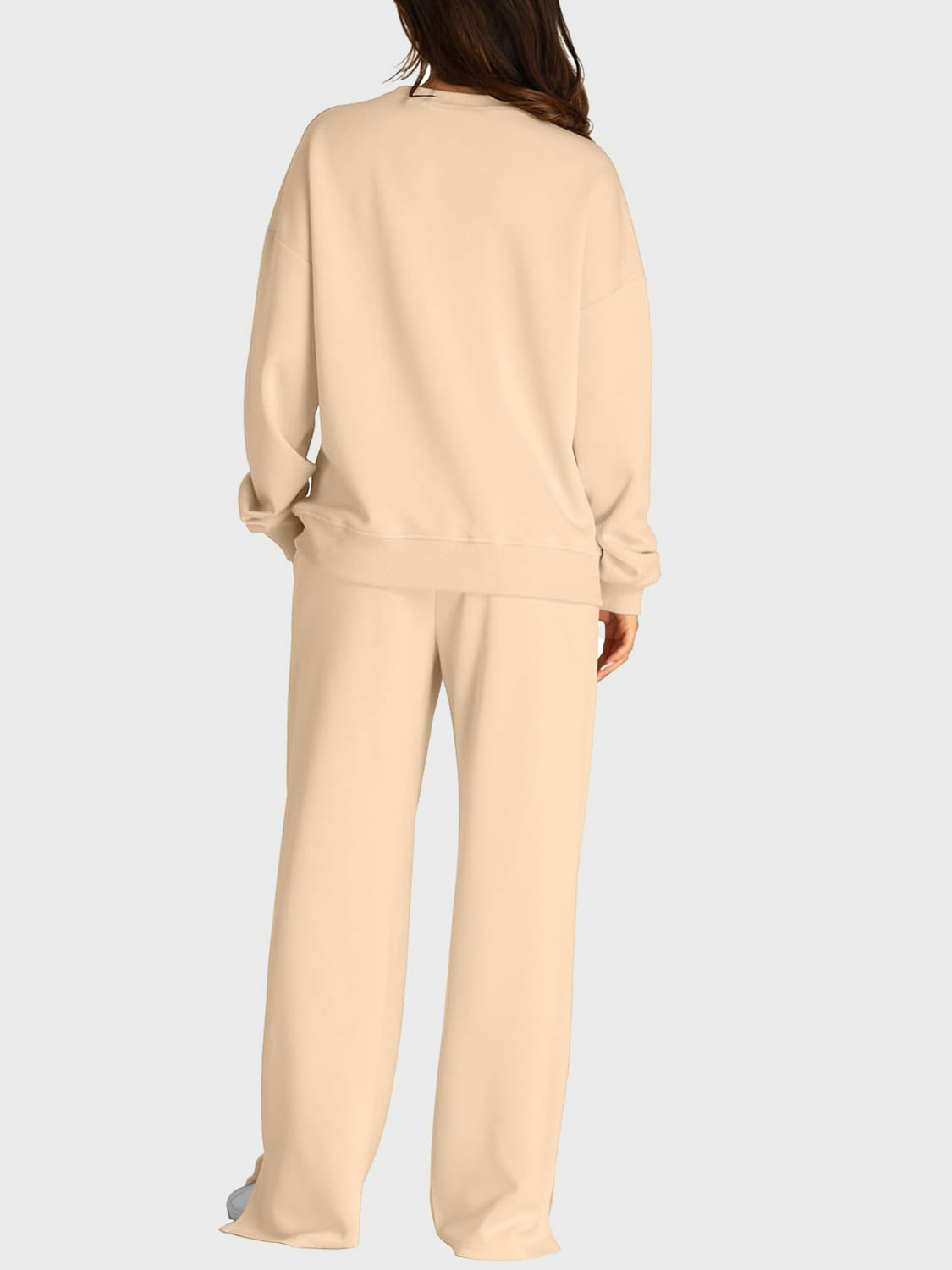 Comfortable Slit Pants Set