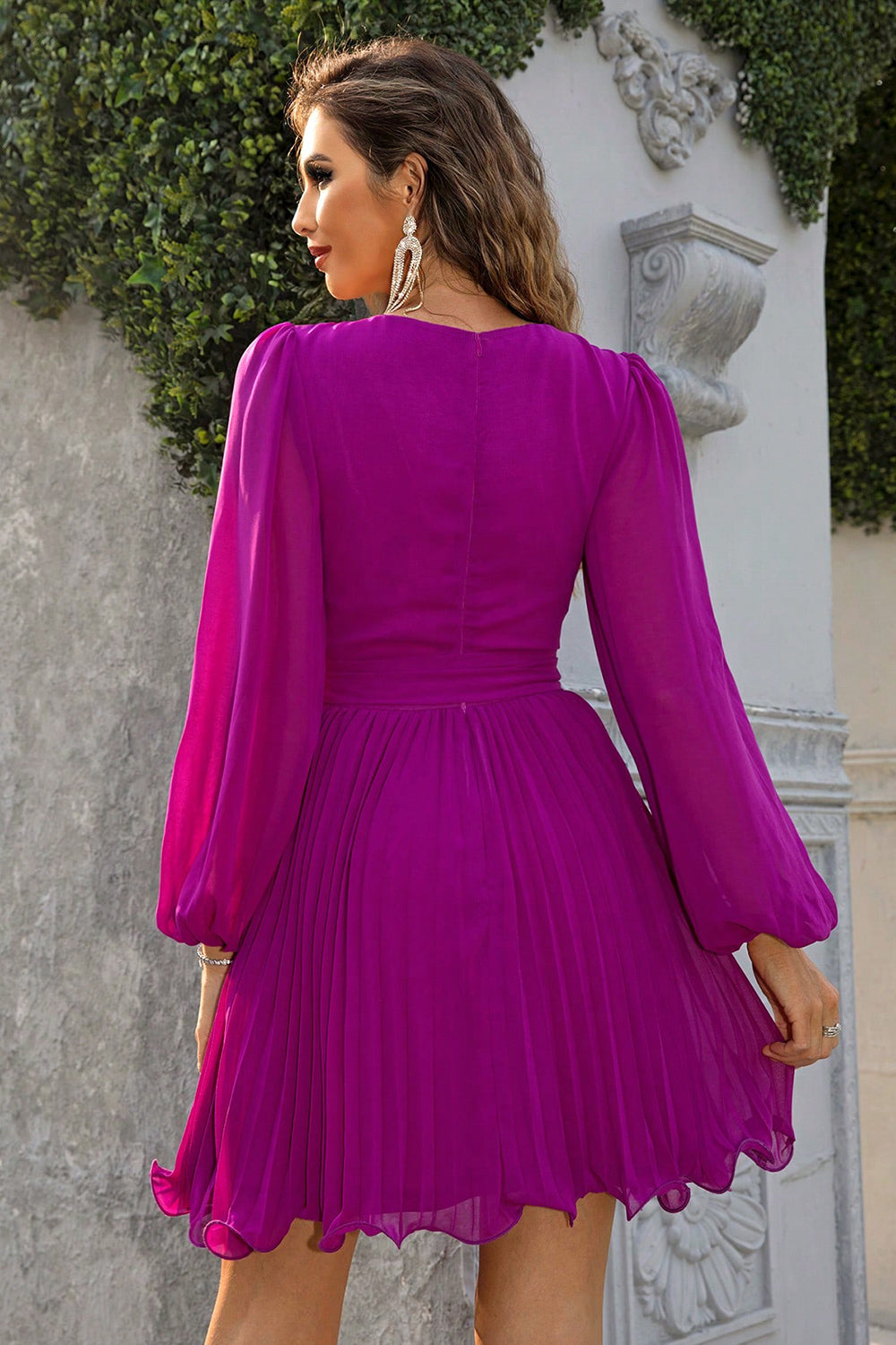 Slay Pleated Dress