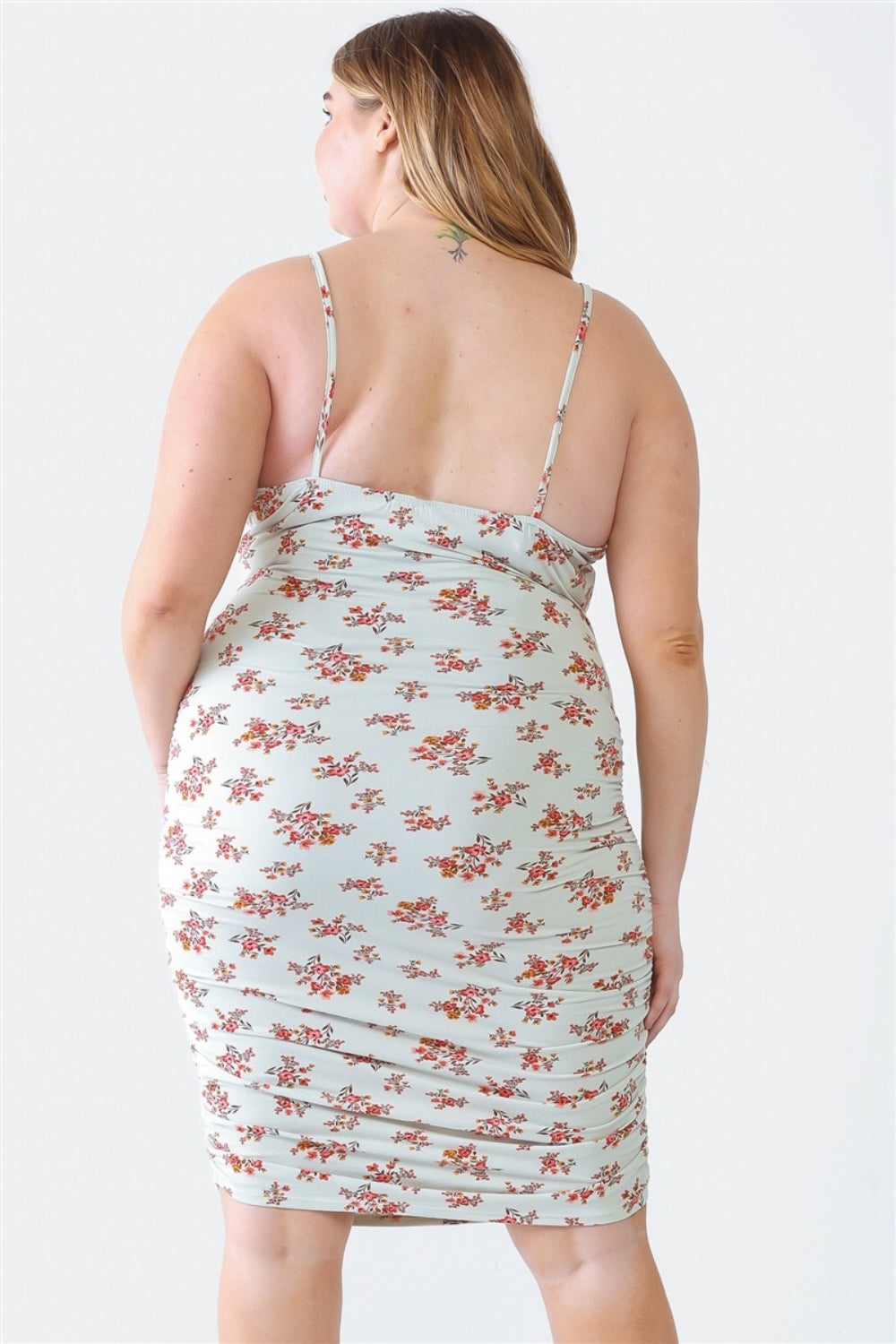 Trendy Ruched Cami Dress