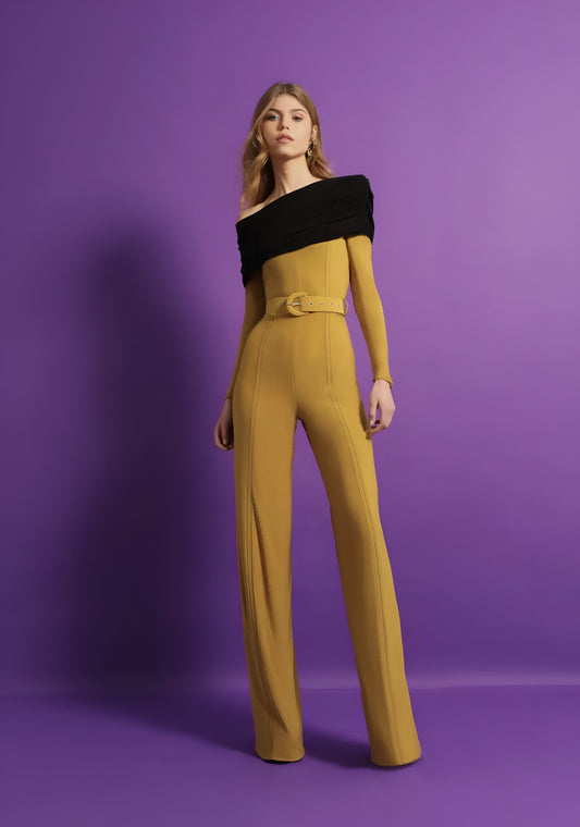 Yone Mustard Jumpsuit