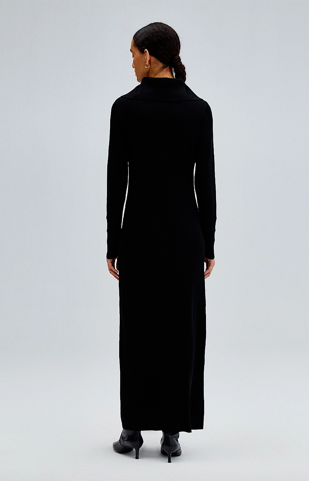 Snap Button Detailed Knit Dress