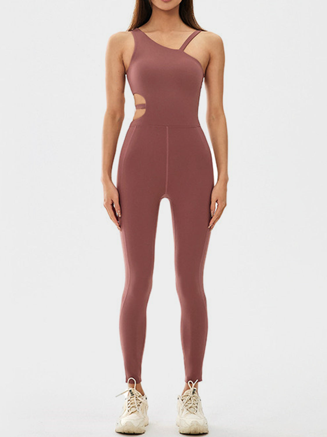 Asymmetrical Active Jumpsuit