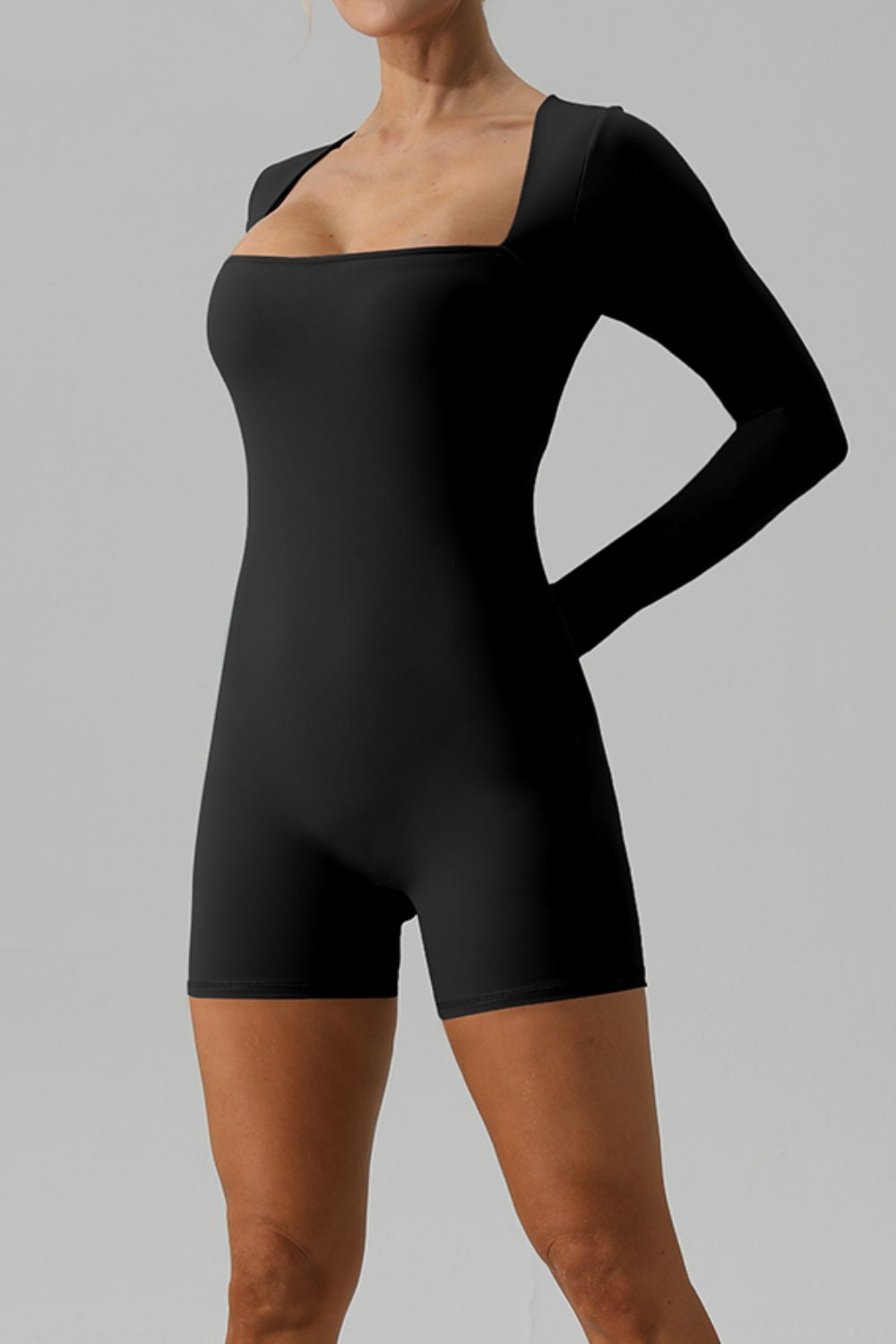 Long Sleeve Active Romper