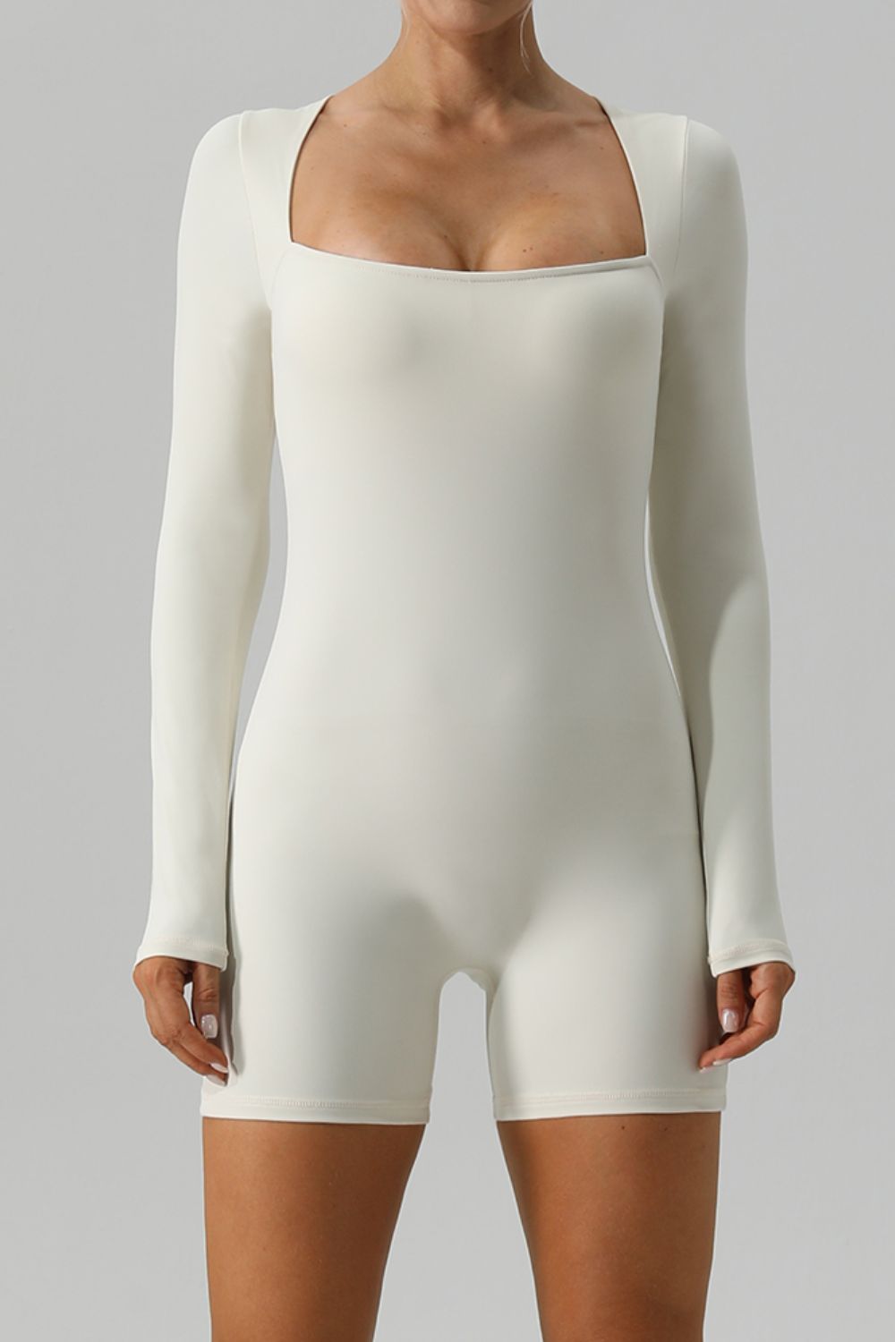 Long Sleeve Active Romper