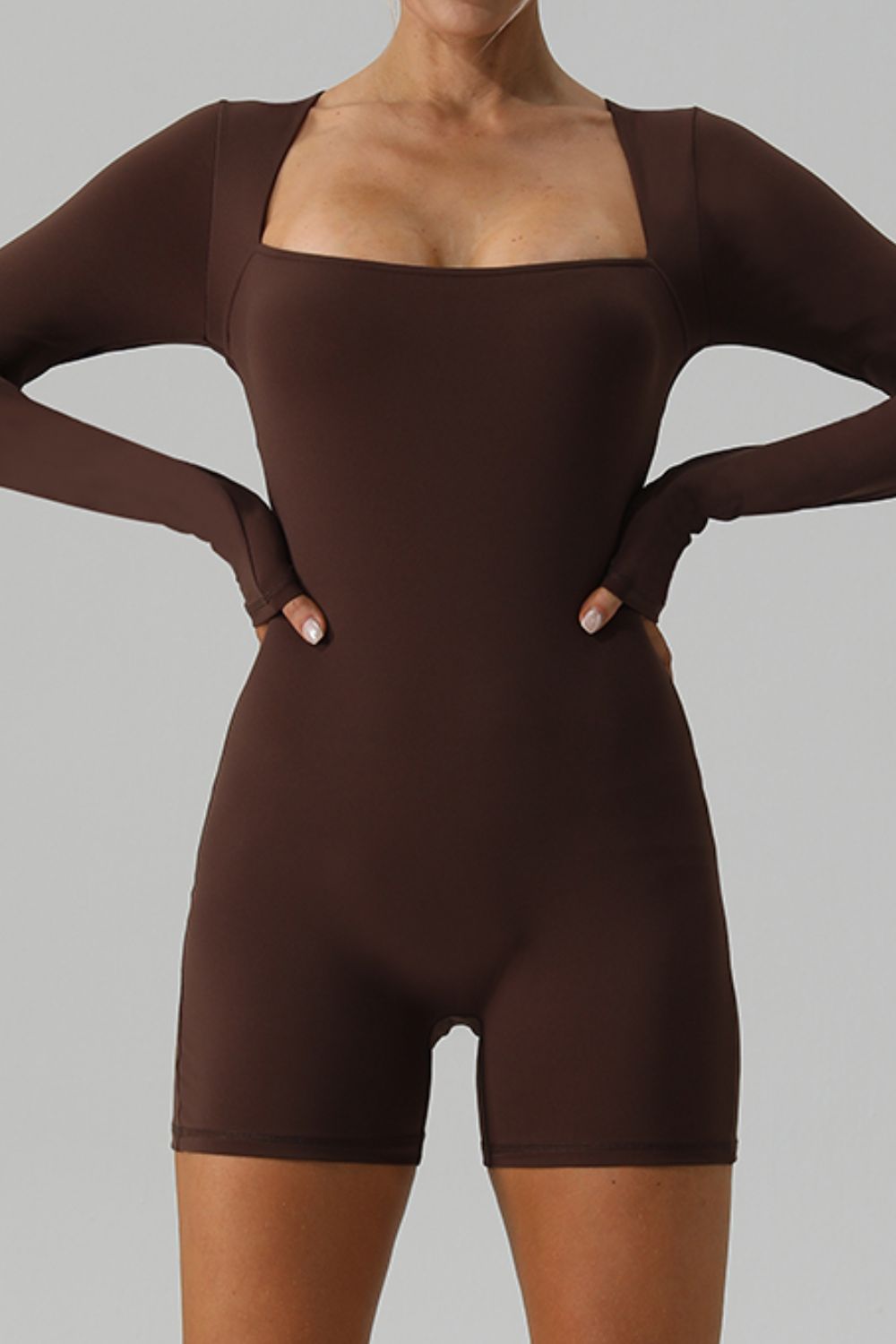 Long Sleeve Active Romper