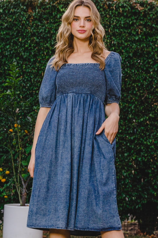 Fantasy Love Puff Sleeve Dress