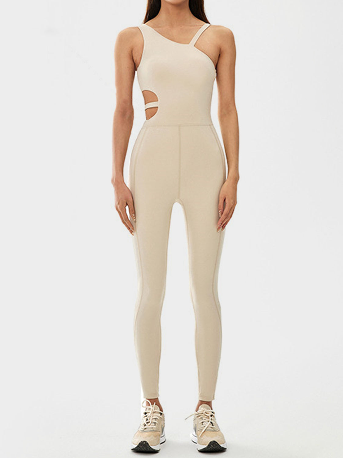 Asymmetrical Active Jumpsuit