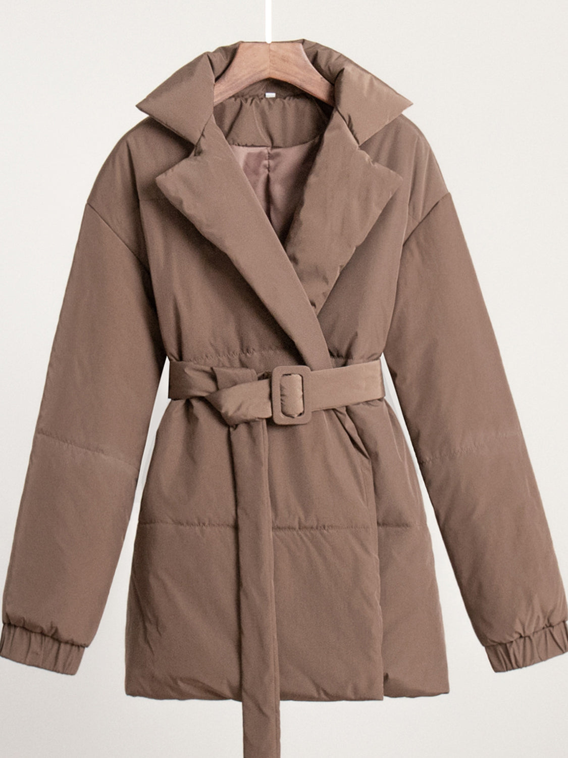 Belted Puffer Coat