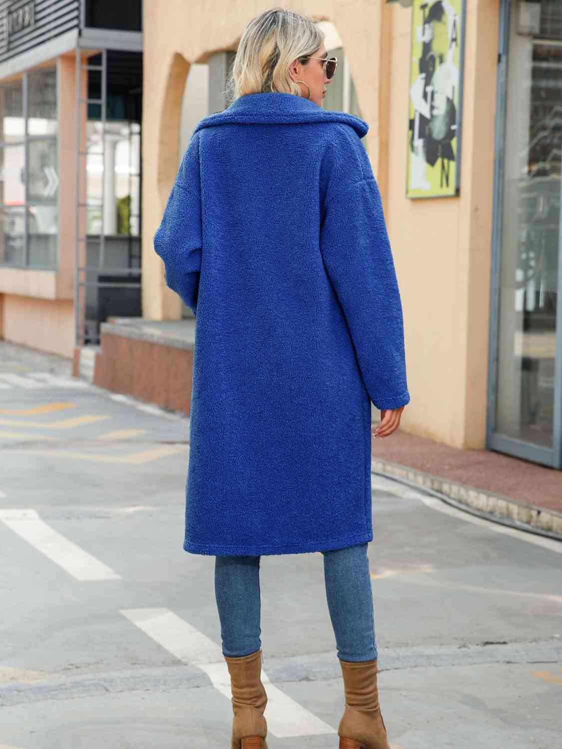 Blue Teddy Coat