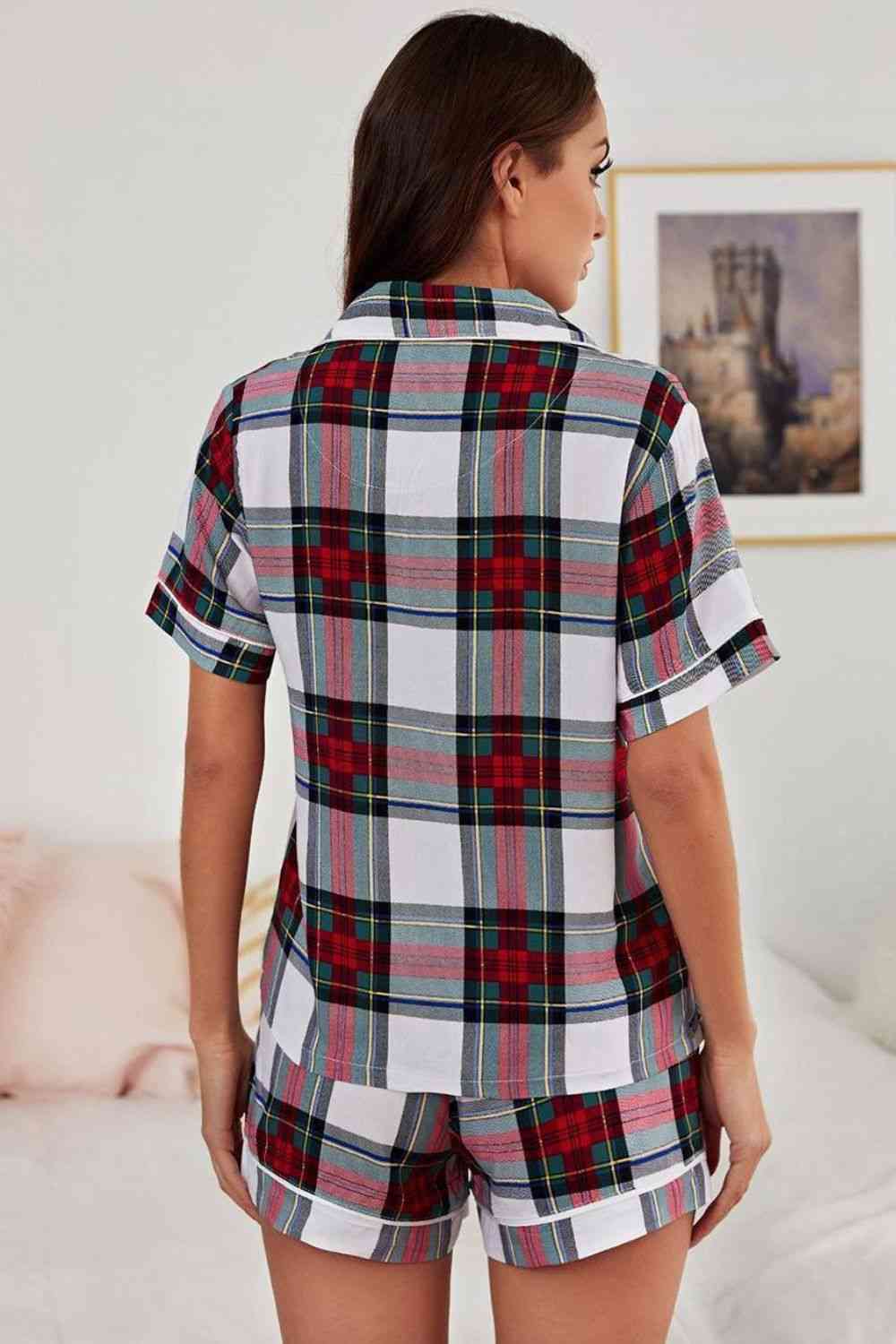 Collared Neck Lounge Set