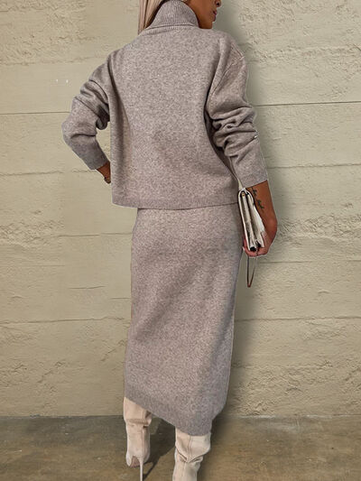Turtleneck Sweater Set