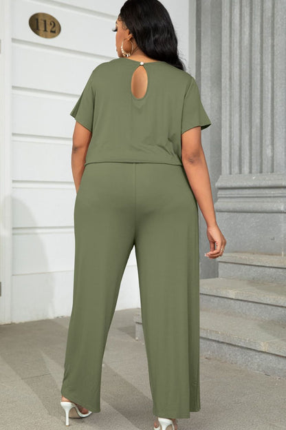 Drawstring Waist Jumpsuit