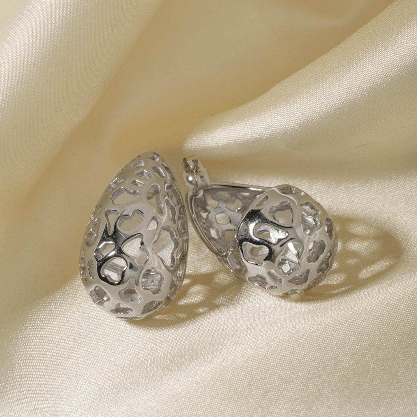 Teardrop Hollowed Earrings