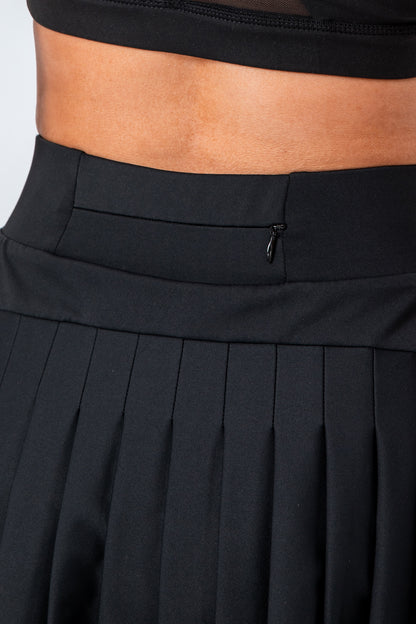 Pleated Active Skirt