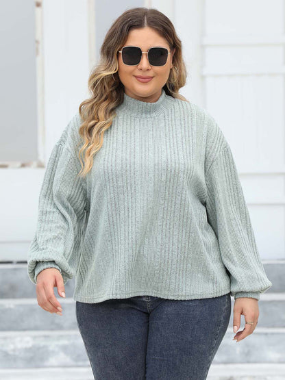 Mock Knit Top