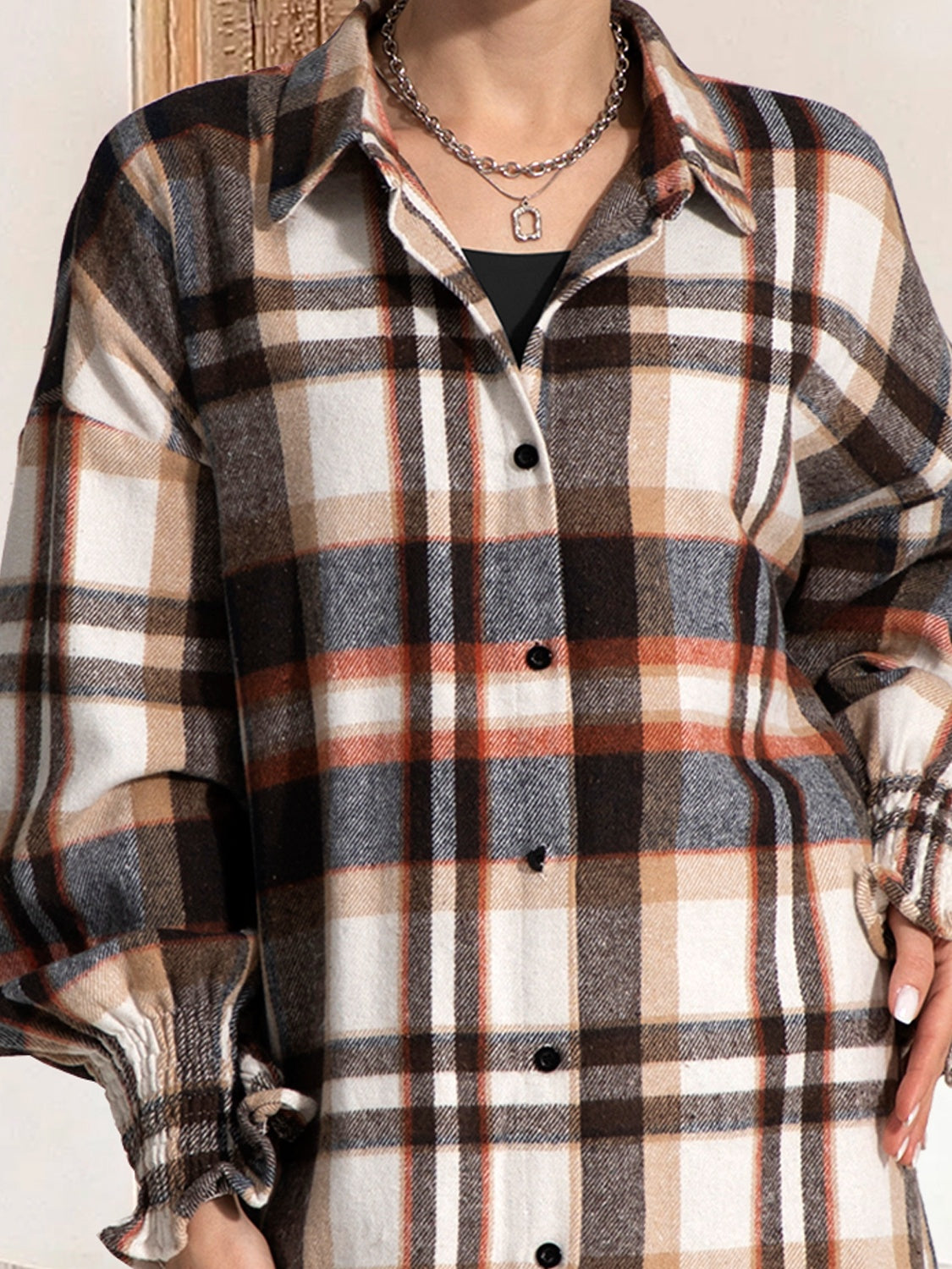 Plaid Me Up Long Shirt