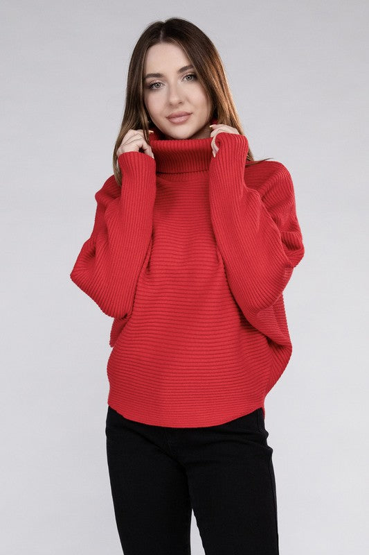 Viscose Turtleneck Sweater