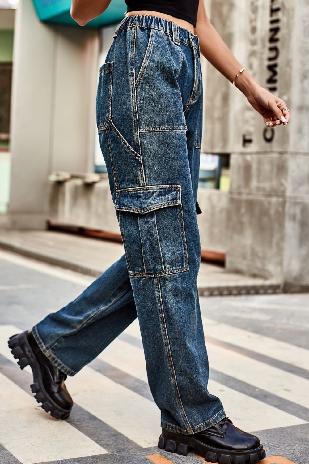 Cargo Jeans with Pockets