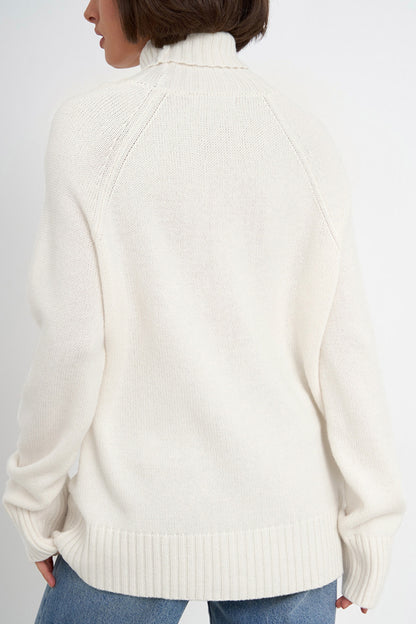 Raglan Turtle Neck Sweater