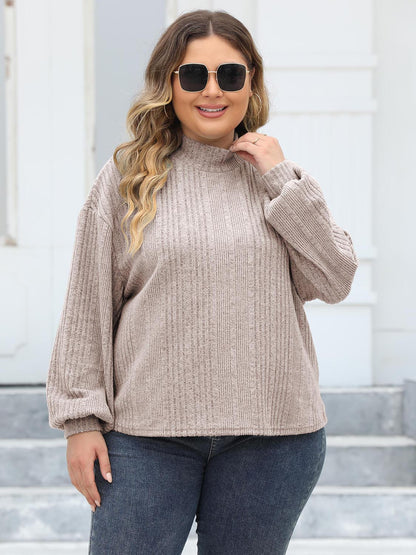 Mock Knit Top