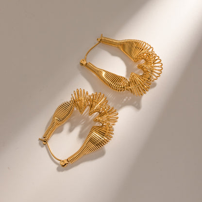 Broken Love 
18K Gold-Plated Earrings