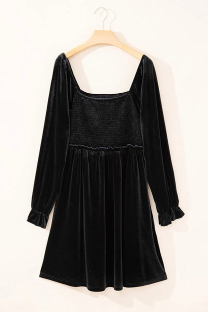 Black Velvet Dress