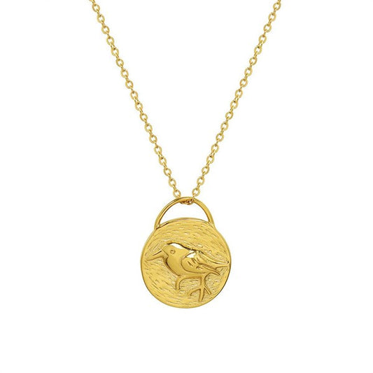 Double Side Necklace - 18K Gold Plated