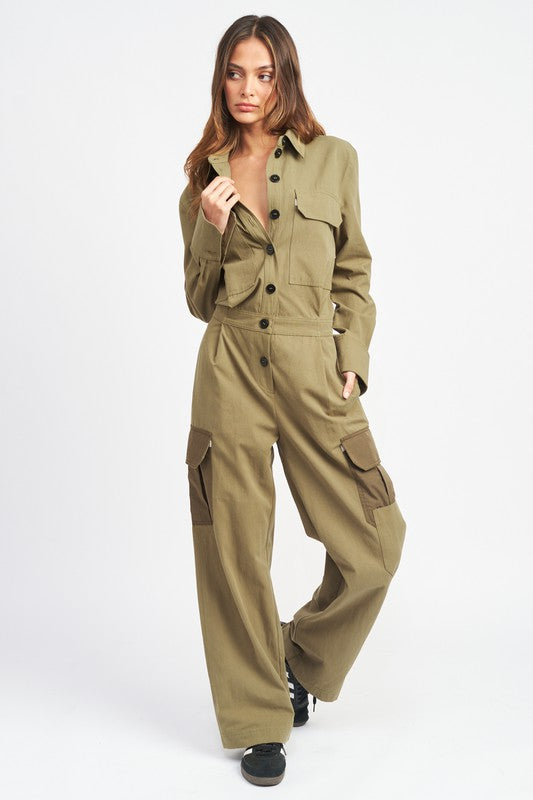 Cargo Jumpsuit