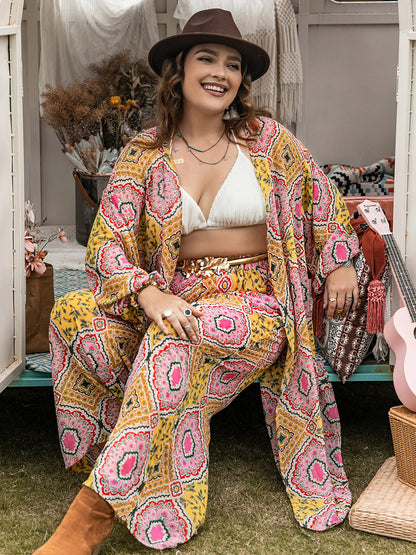 Hippie High Cover Up and Pants Set