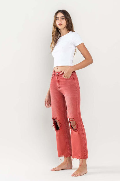 Vintage Crop Flare Jeans