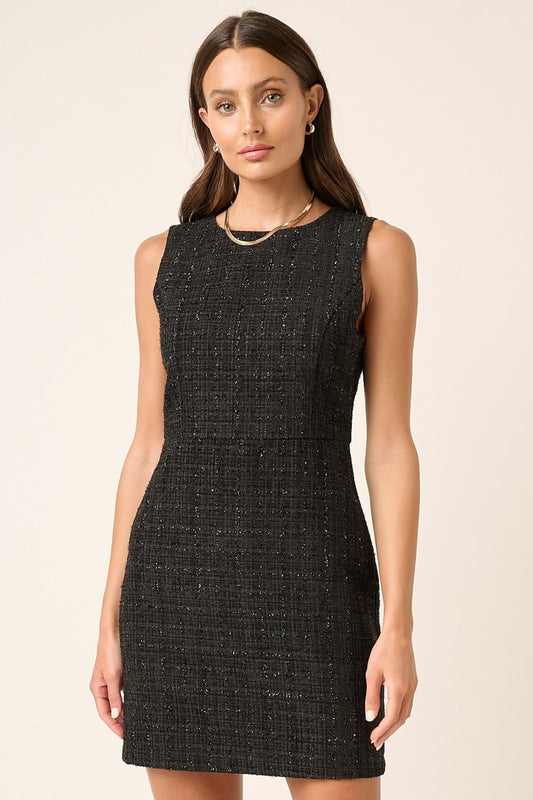 Tweed Sleeveless Dress